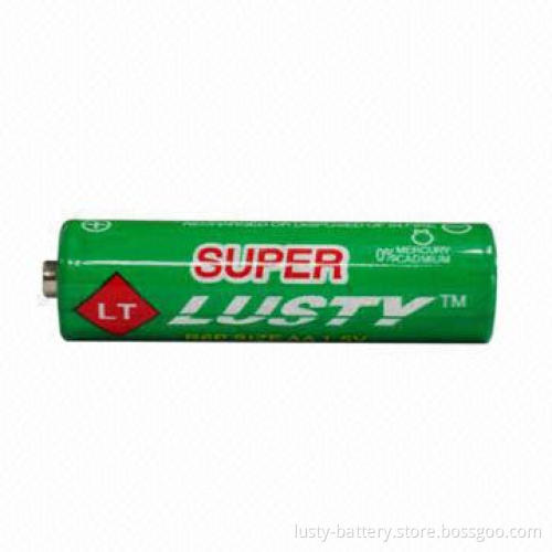 Carbon Zinc Battery, R6 with Long Discharge Time